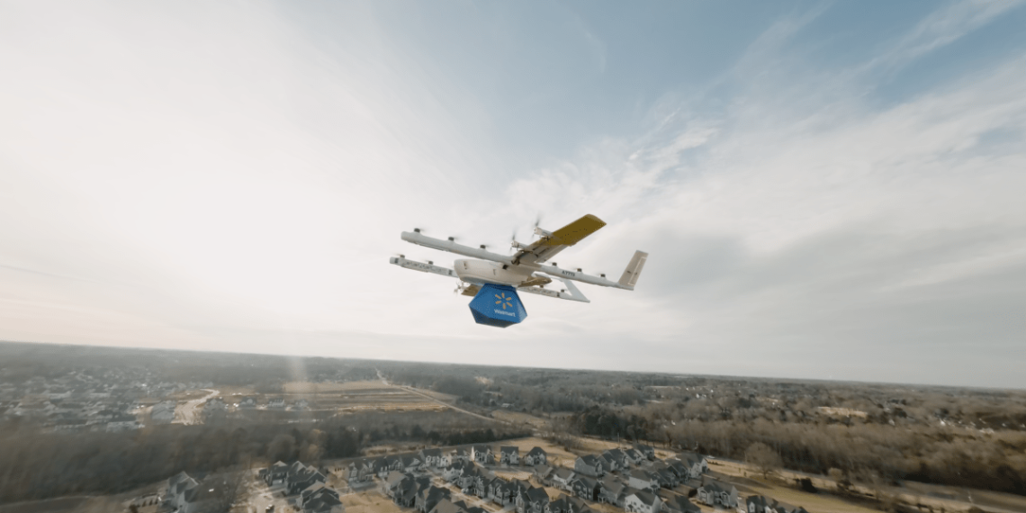 Wing and Walmart deliver drone supply to 100 new retailers