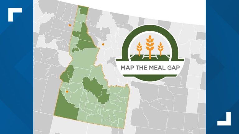 ‘Map the Meal Hole’ report reveals disparity in meals insecurity in North Idaho