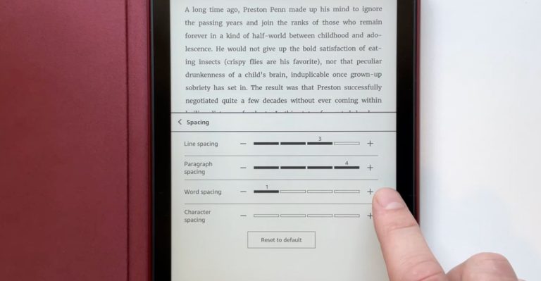 Amazon improves Kindle accessibility with new textual content distance changes