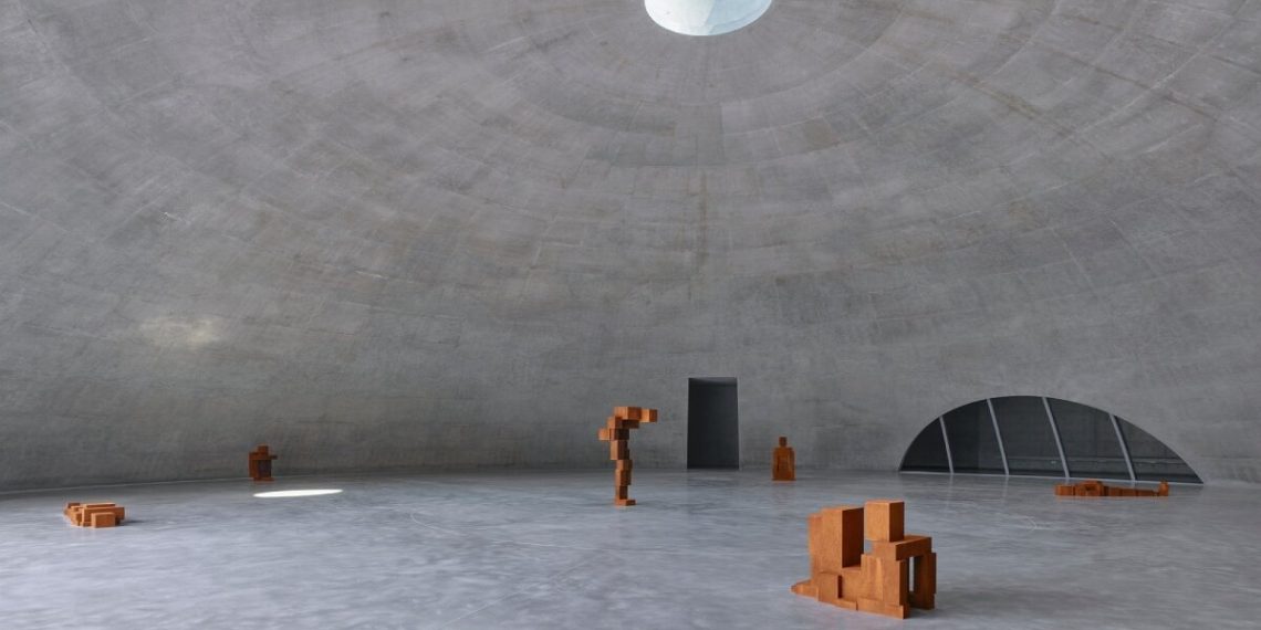 Tadao Ando’s concrete dome for Antony Gormley exhibition in Korea