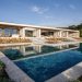 Ark architects increase Villa Tai on the stone podium the Mediterranean Sea