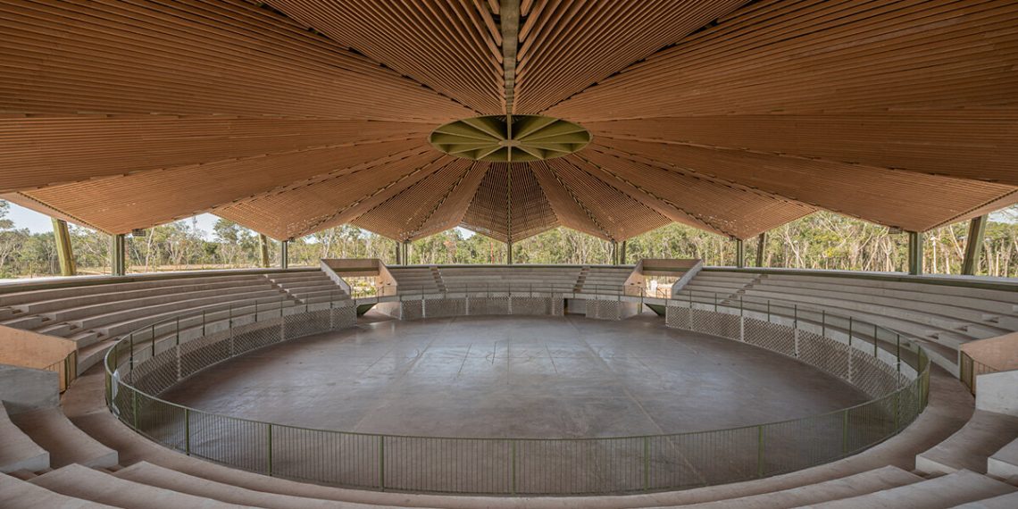 Parametric constructions by Aidia Studio Form Civic Park in Mexico