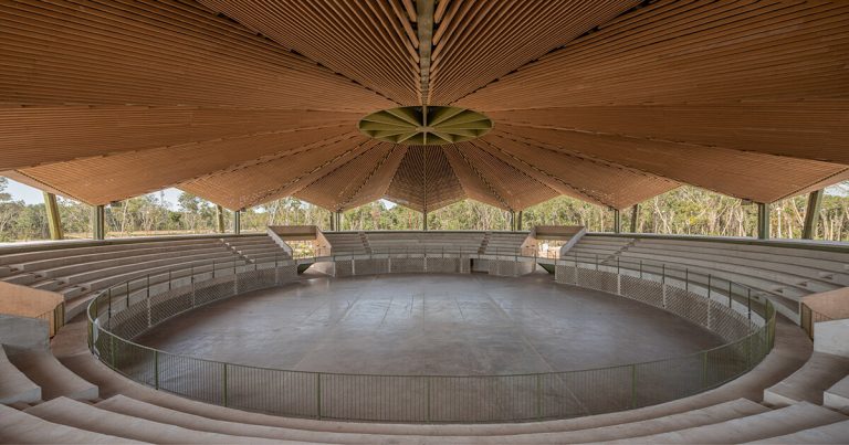 Parametric constructions by Aidia Studio Form Civic Park in Mexico