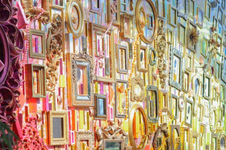 In tapestries with immersive media, Lillian Blades displays on the mannequin and presence-colosal