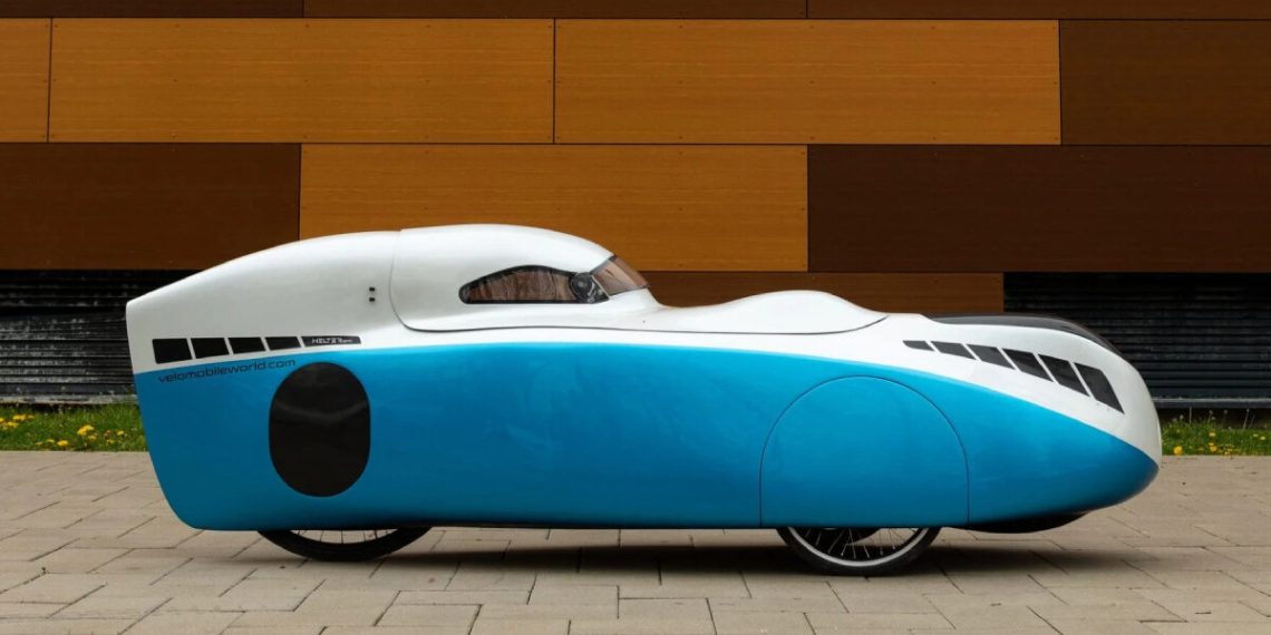 Bülk the gap velomobile lets the rider pedal to get out of cities any time