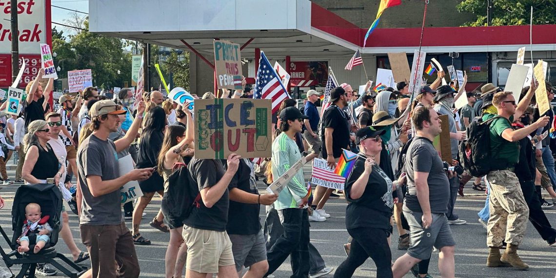 A clothier and father of two was killed at a ‘No Kings’ protest in Utah. 1 man is accused of homicide – however he wasn’t the shooter