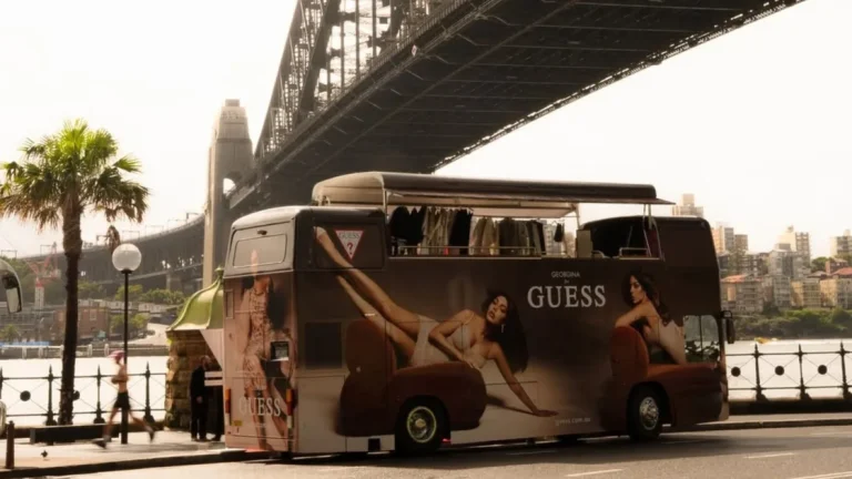 GUESS Hits the Streets of Sydney in Model