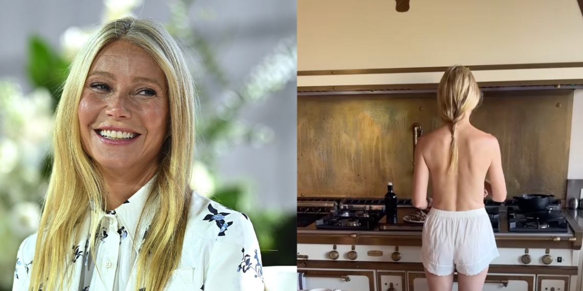 Gwyneth Paltrow Goes Topless In Viral Instagram Cooking Video