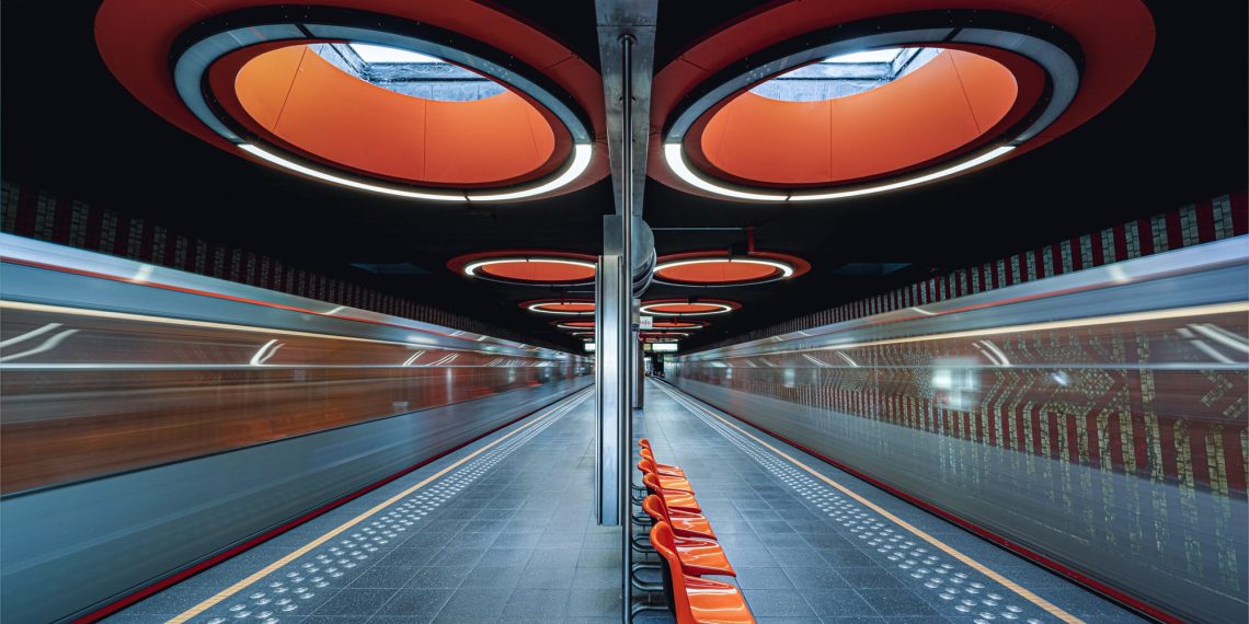 Thibault Durtel captures architectural symmetry within the metro stations in Europe – Colossal