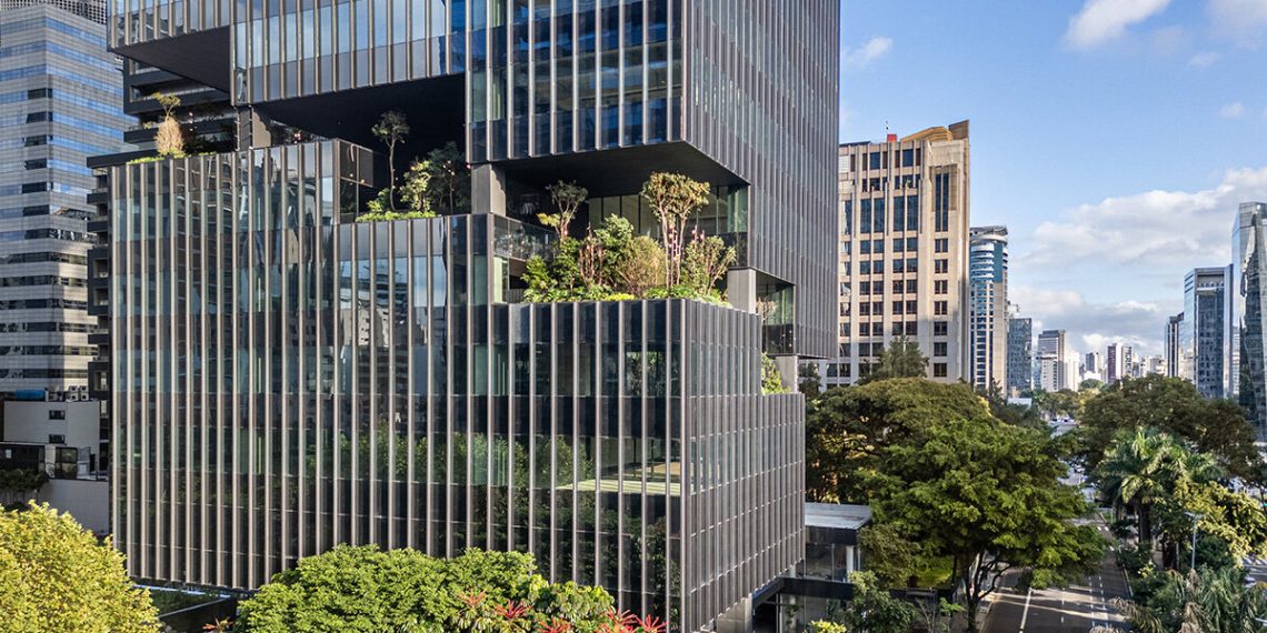 AFLOLO/Gasperini Full Tower Salma architects with spiling gardens in São Paulo