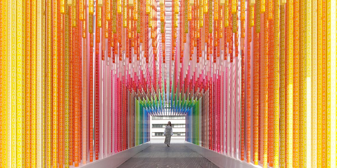 Emmanuelle Moureaux views a century with “100 colours” in Tokyo