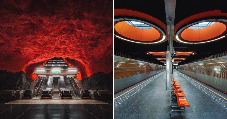Thibault Durtel captures the symmetry of European subway stations