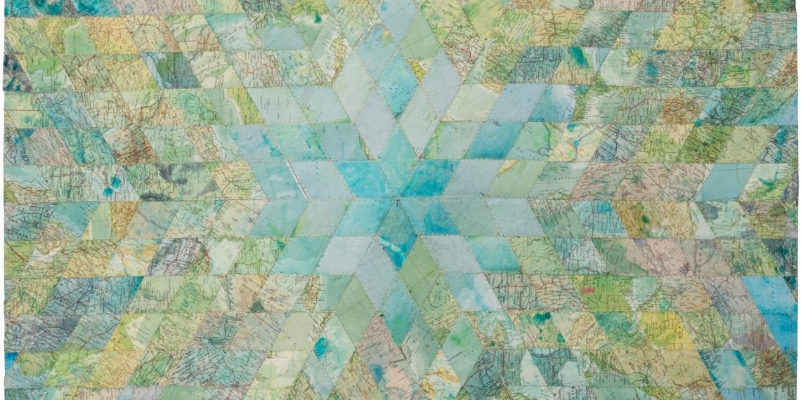 Religion XLVII Textile sews created from world maps and foreign money to discover the “veins of the world” – Colosal