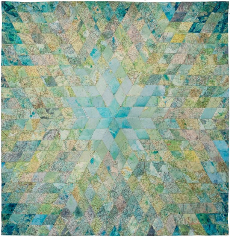 Religion XLVII Textile sews created from world maps and foreign money to discover the “veins of the world” – Colosal