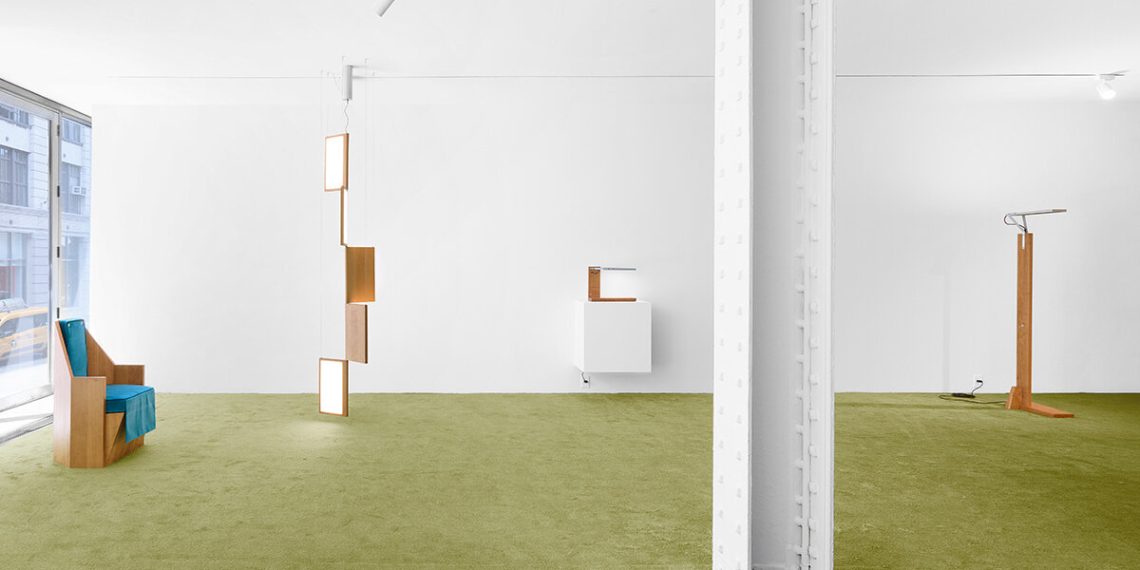 Formfantasma displays on American furnishings archetypes at Friedman Benda