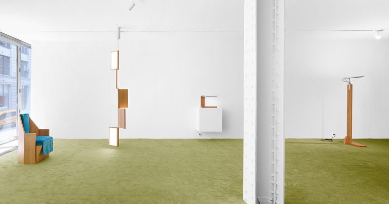 Formfantasma displays on American furnishings archetypes at Friedman Benda