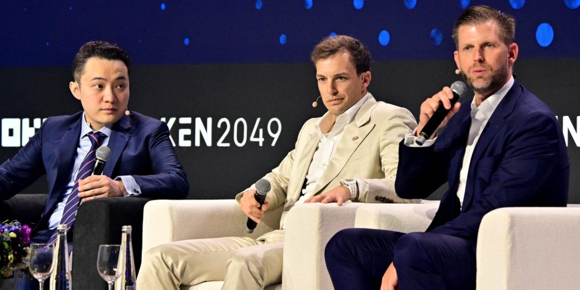 Justin calls the general public Crypto Firm – with the Trump household’s assist by the Trump household