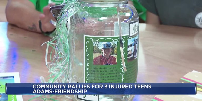 From raffle baskets to quick meals, Adams-Friendship Neighborhood lifts three teenagers after tragedy – WMTV 15 NEWS