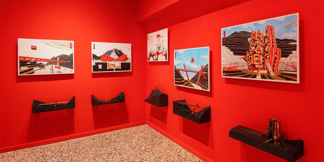 Inside the exhibition “The existence of the time area” of ECC in Venice