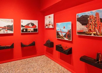 Inside the exhibition “The existence of the time area” of ECC in Venice