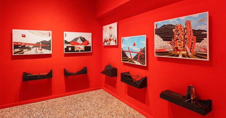 Inside the exhibition “The existence of the time area” of ECC in Venice