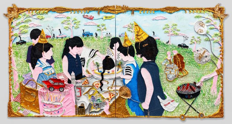 In “Pu $ h Through”, Yvette Mayorga examines Latinx expertise via Rococo – Colosal maximalism
