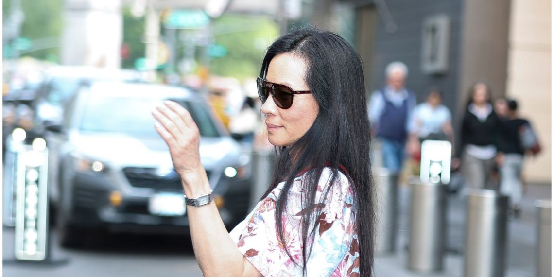 Lucy Liu’s platform trainers are Converse, however not as  it