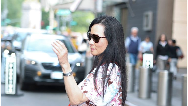 Lucy Liu’s platform trainers are Converse, however not as  it