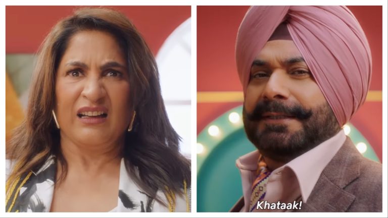 Navjot Singh Sidhu makes khataak entry on The Nice Indian Kapil Present; Archana is advised ‘mooh pe patti band lo’: Video | Internet Sequence