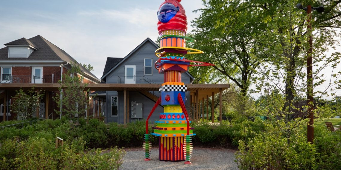 African mythology and ancestors take part Zak Ové’s exuberant sculptures – Colossal