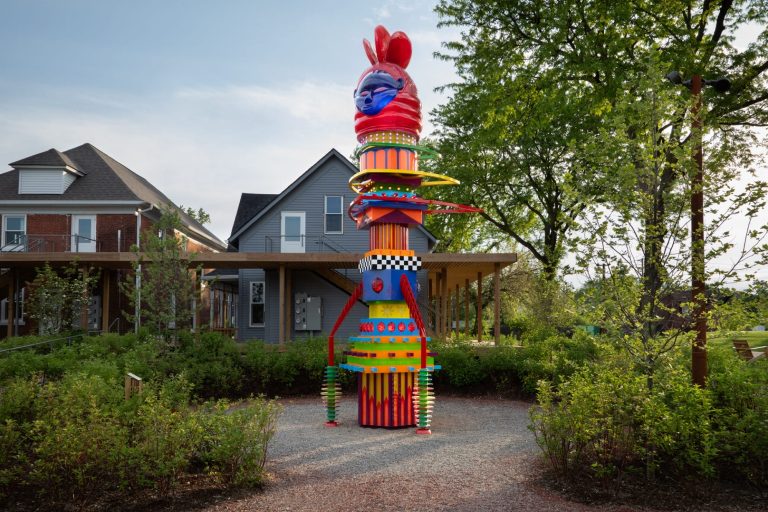 African mythology and ancestors take part Zak Ové’s exuberant sculptures – Colossal