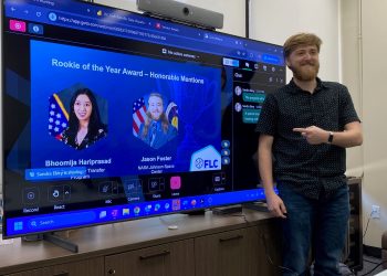 Johnson’s Jason Foster units the technological reporting recording