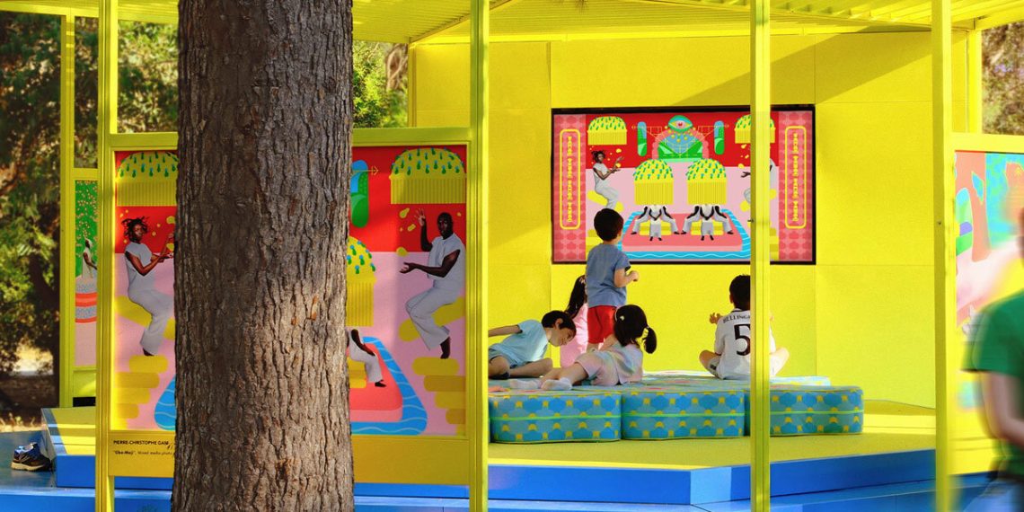 The Nomad Temple of the Toguna world for collective viewing