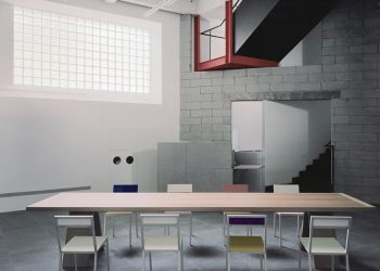 Leaving Corridor inclined Marks from Shanghai Revamp by Workshop Siyu