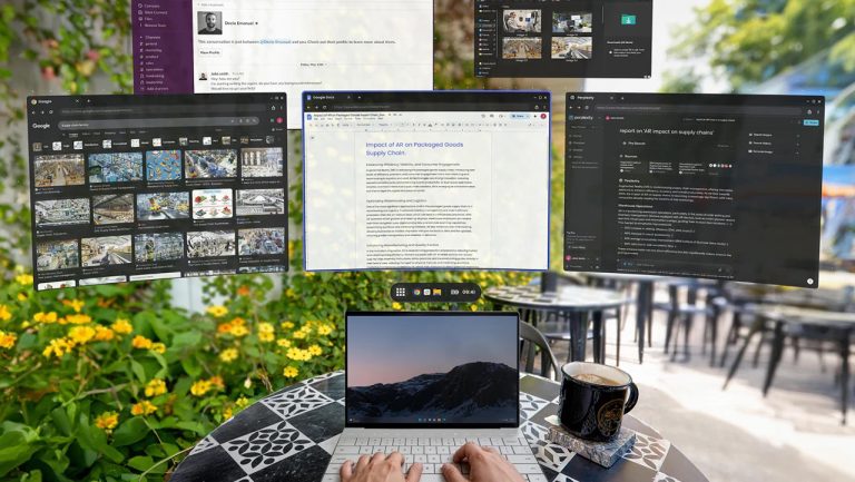 Spacetop for Home windows gives your laptop computer a floating display screen of 100 “
