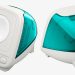 Load the Apple Watch on the little Reproduction Imac G3 of Spigen