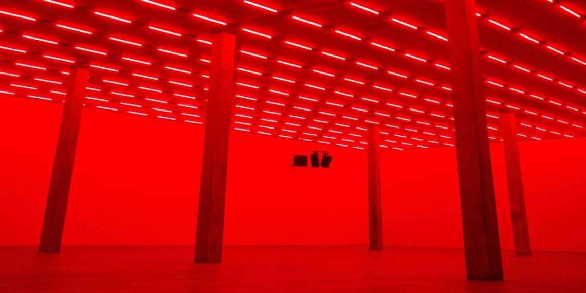 Steve McQueen brings bass set up to Schaulager Basel