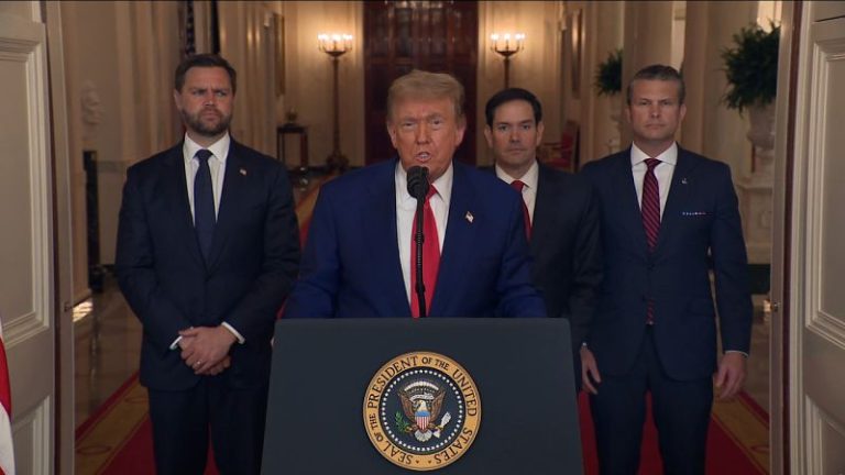 Watch Trump’s speech to the nation after US Nuclear Staties met in Iran