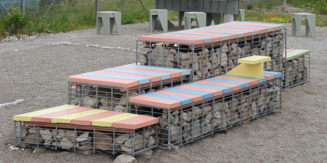 X-Trakojan turns development waste into public furnishings into Stockholm port