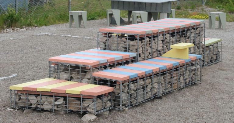 X-Trakojan turns development waste into public furnishings into Stockholm port