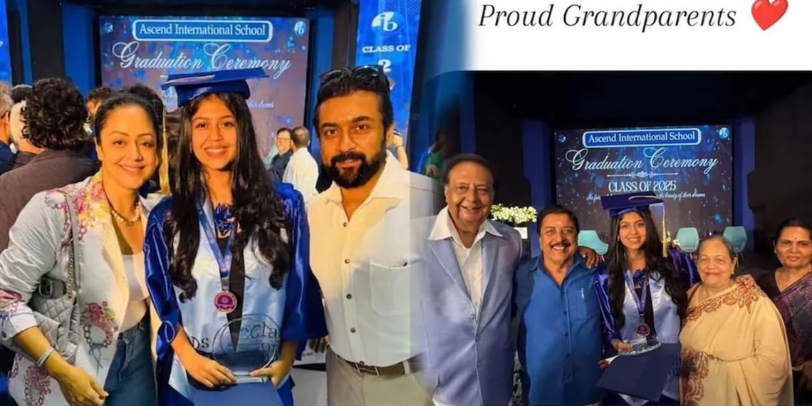 Jyotika shares moments from daughter Diya’s commencement