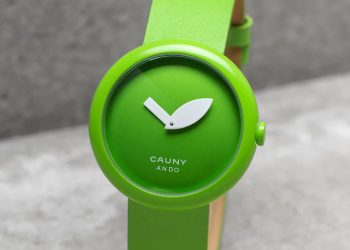 Tadao Ando designs “Apple” clock for Cauny