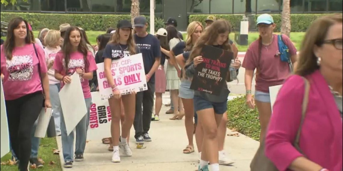 The petition requests that California finish the coverage that permits transgenc college students to compete in women’ sport