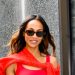 Zoe Saldana simply wore this summer season’s hottest cherry purple hue