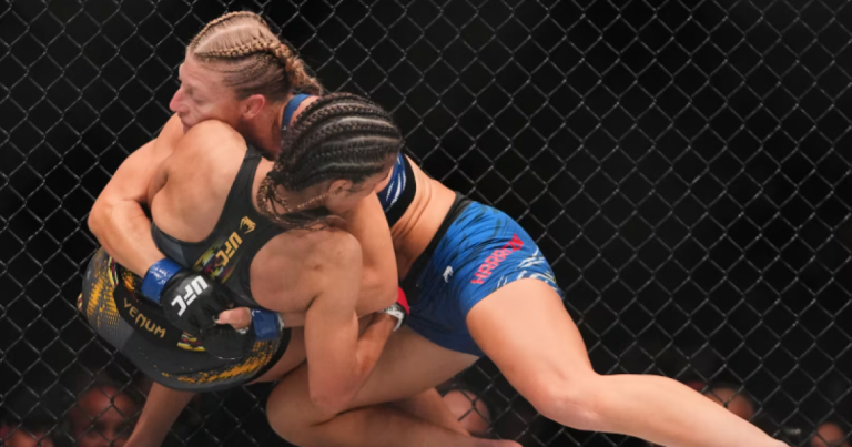 Kayla Harrison from Middletown wins the Bantamweight Championship for Ladies’s UFC