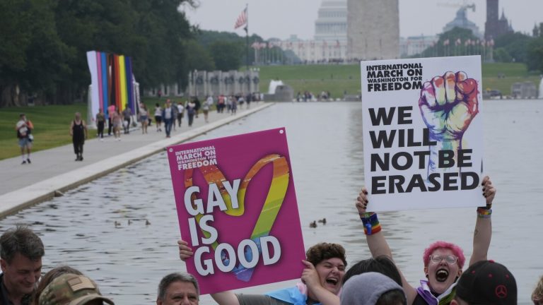 World Satisfaction Celebrations finish with the Anti-Trump feeling on the display