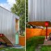 Weiss A+U wraps a tiny Toronto home with wavy steel pores and skin
