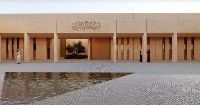 The primary Web-zero mosque on this planet in Abu Dhabi integrates the earth and passive cooling