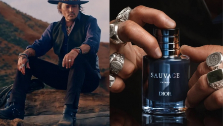 Johnny Depp And Dior Turn Up the Intensity With Sauvage Extrait Perfume
